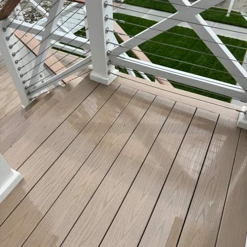 Why we always build picture frame decks in our home builds in brigantine